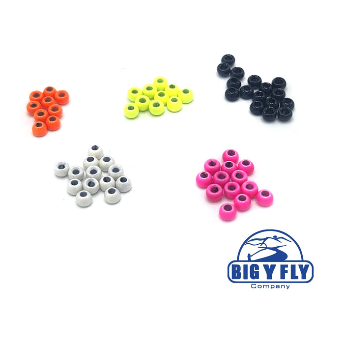 Big Y Tungsten Hot Fly Tying Beads--25 Pack