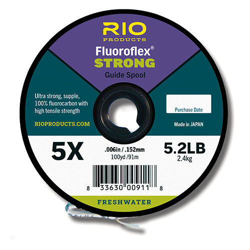 Rio Fluoroflex Strong Tippet Guide Spool--100 yds