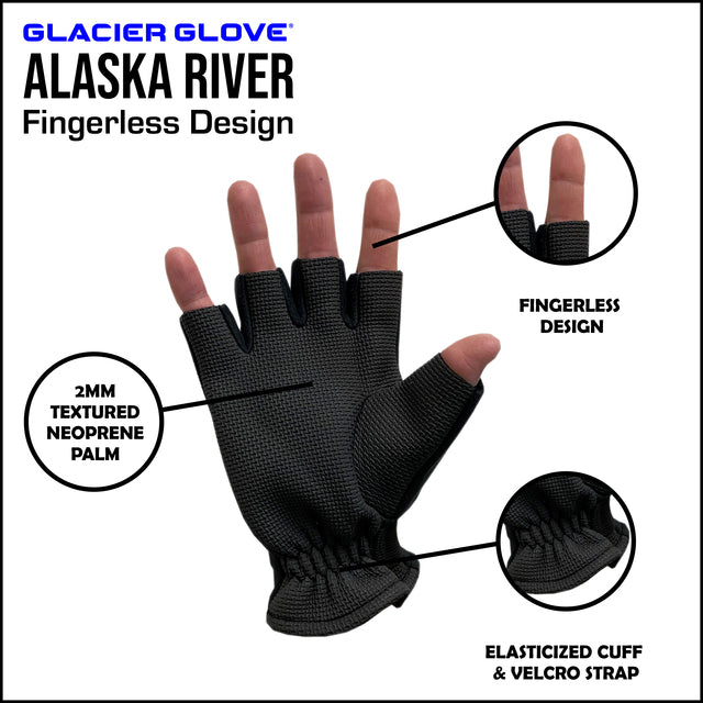 Glacier Glove Alaska River Fingerless Gloves