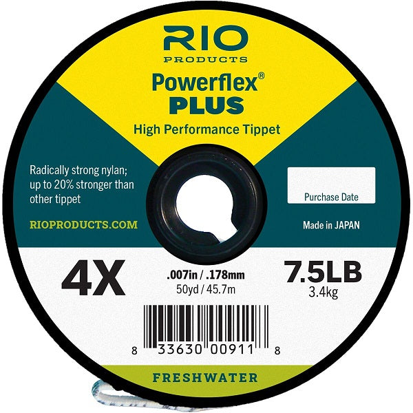 Rio Powerflex PLUS Tippet--50 yds.