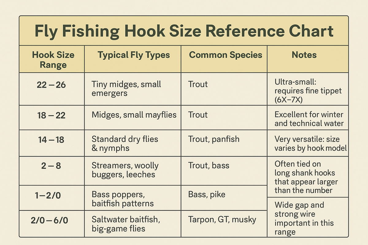 Understanding Hook Sizes in Fly Fishing: A Beginner's Guide  Big Y Fly Co
