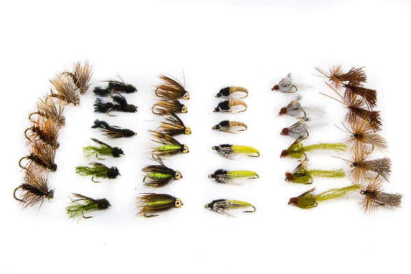 Go-To 40 Trout Flies / Essential Fly Fishing Assortment - The Fly Crate