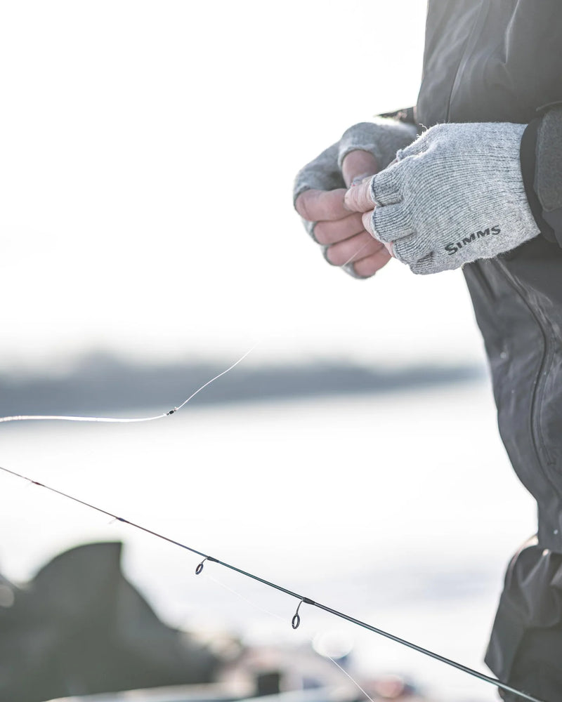 Simms Wool Half Finger Gloves