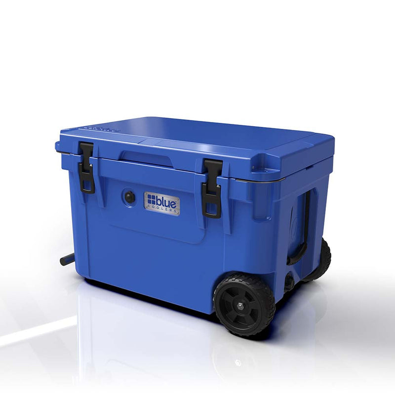 Blue Coolers - 60 Quart Ice Vault Roto-Molded Cooler with Wheels