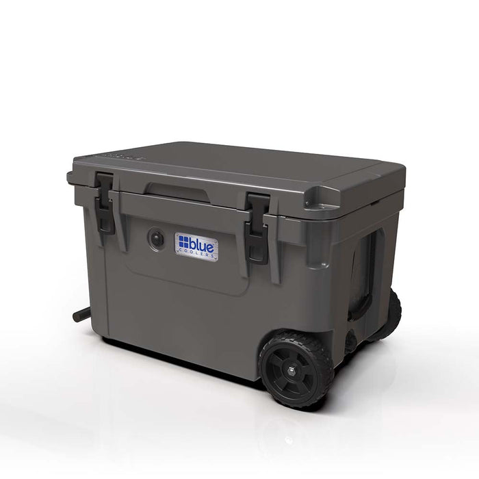 Blue Coolers - 60 Quart Ice Vault Roto-Molded Cooler with Wheels