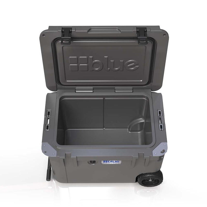 Blue Coolers - 60 Quart Ice Vault Roto-Molded Cooler with Wheels