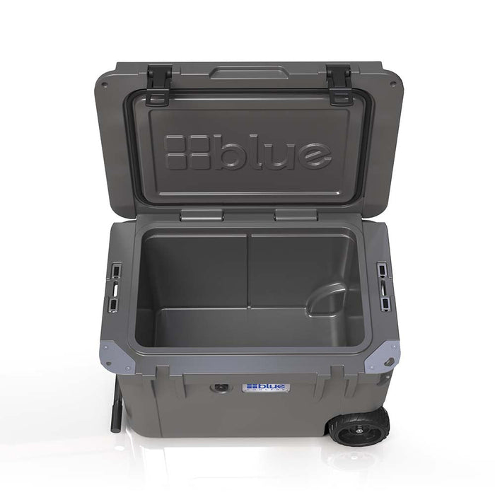 Blue Coolers - 60 Quart Ice Vault Roto-Molded Cooler with Wheels