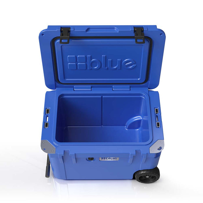 Blue Coolers - 60 Quart Ice Vault Roto-Molded Cooler with Wheels