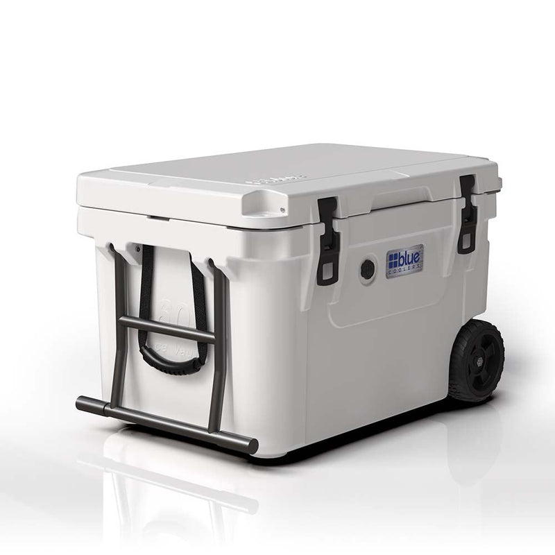Blue Coolers - 60 Quart Ice Vault Roto-Molded Cooler with Wheels