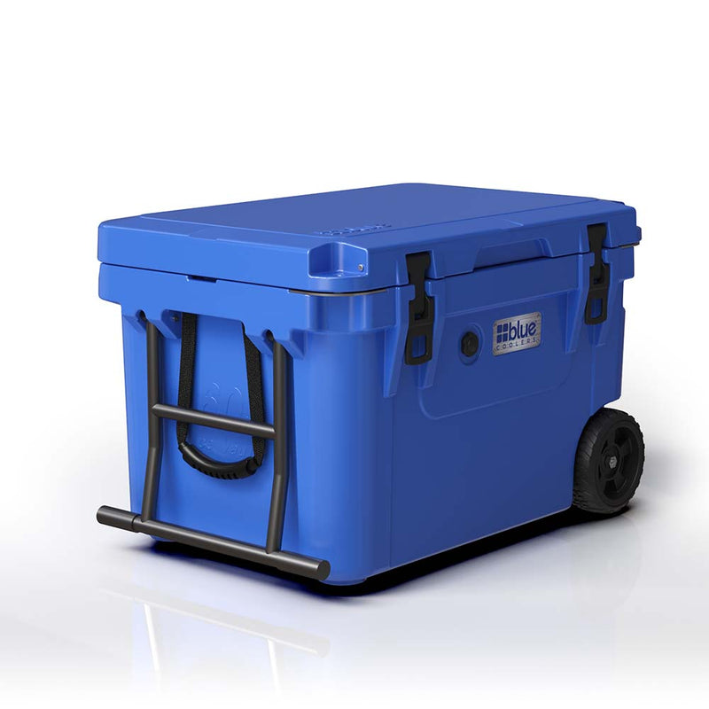 Blue Coolers - 60 Quart Ice Vault Roto-Molded Cooler with Wheels