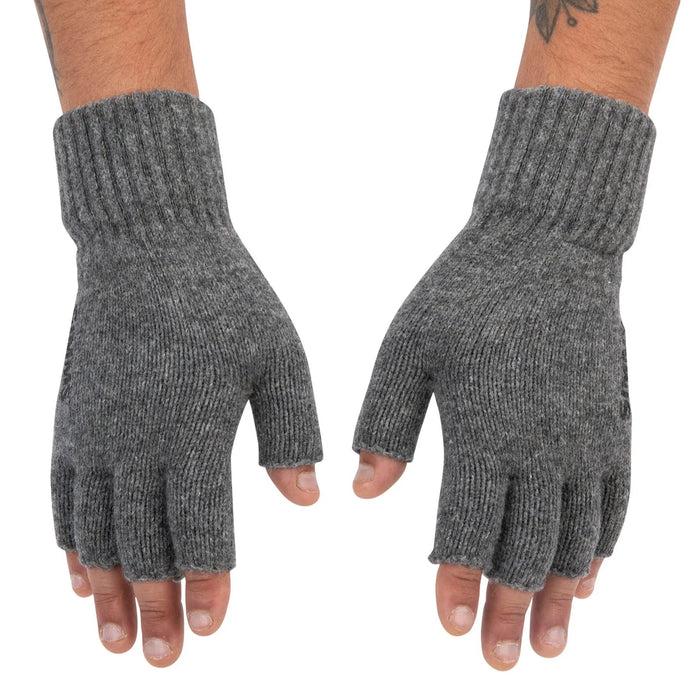 Simms Wool Half Finger Gloves
