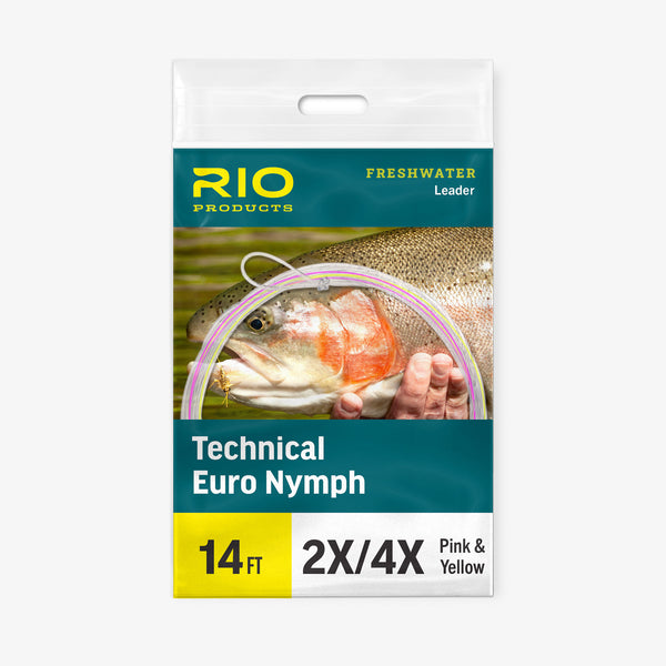 RIO Technical Euro Series 6-24048 Tapered Leader, 14 in L