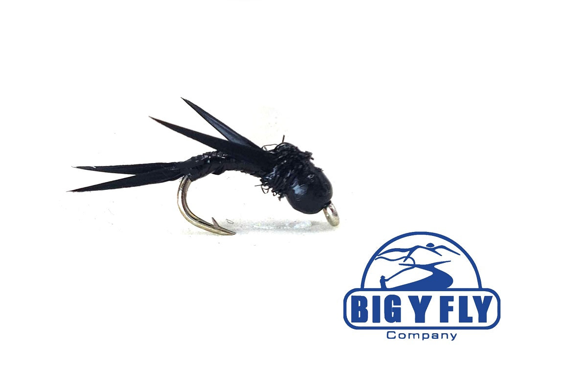 B's Black Stonefly Nymph - Tungsten — Big Y Fly Co