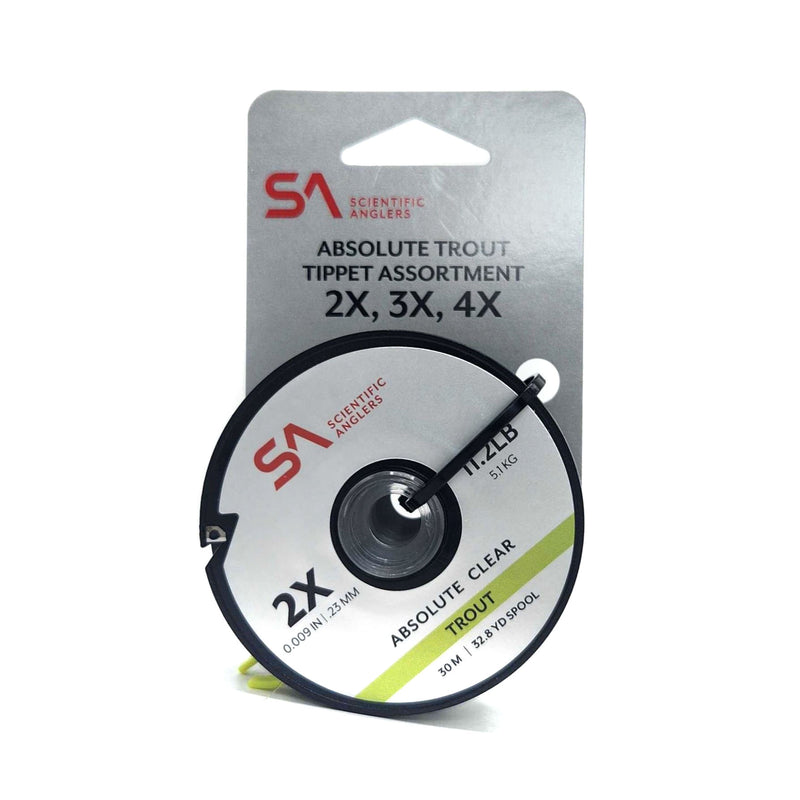 Absolute Trout Clear Tippet Assortment - Scientific Anglers