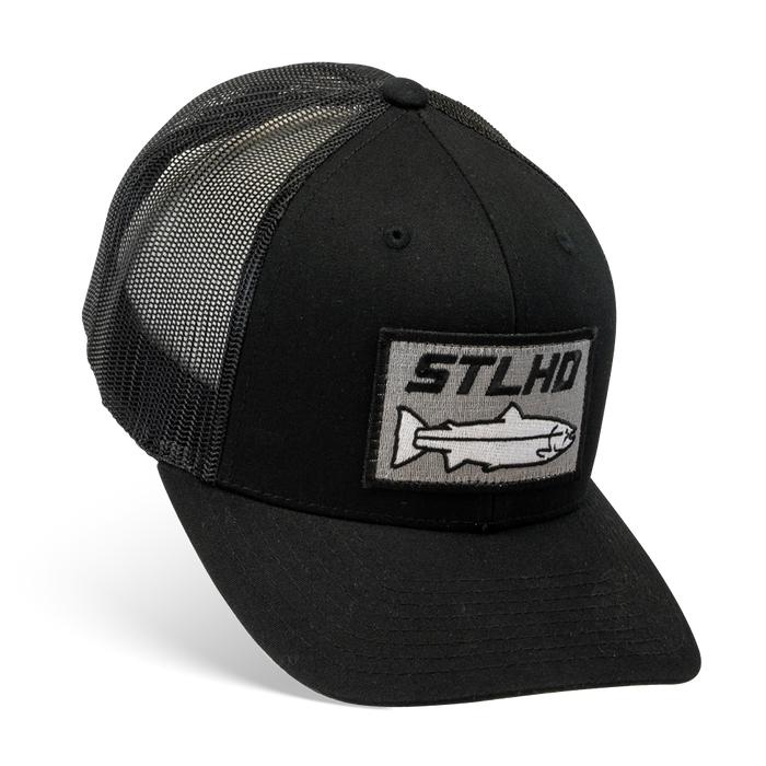 STLHD Chehalis Snapback Black Trucker Hat