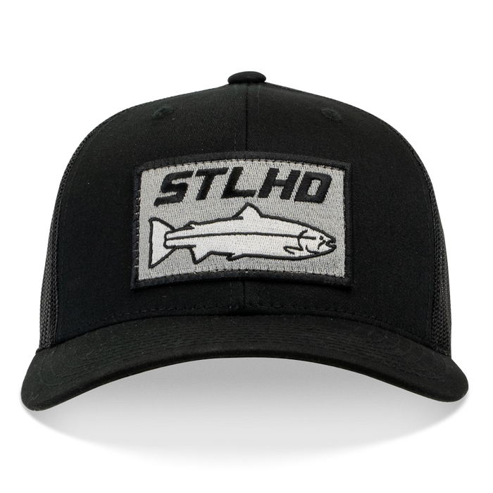 STLHD Chehalis Snapback Black Trucker Hat