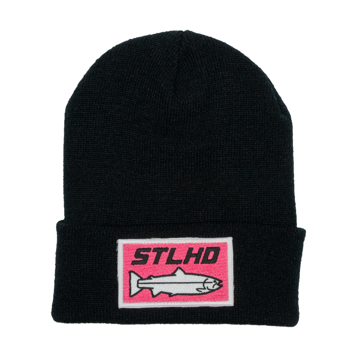 STLHD Knit Beanie Patch Hat - 2 Patch Options