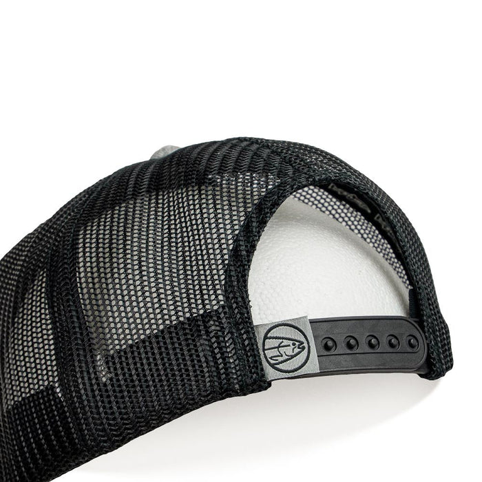 STLHD Chrome Edition Heather Grey/Black Trucker Snapback Hat