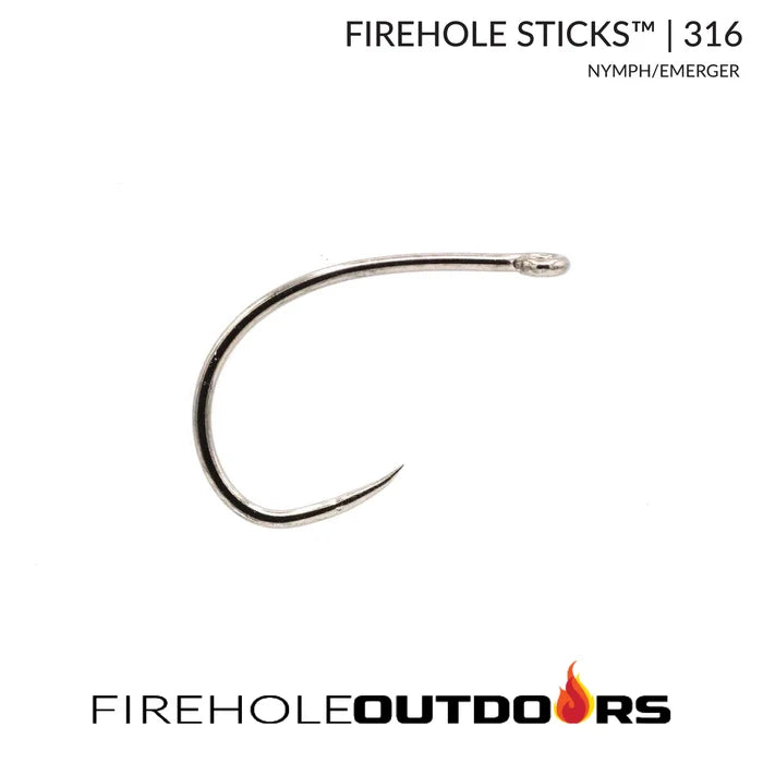 Firehole Sticks 316 Barbless Nymph / Emerger Hook
