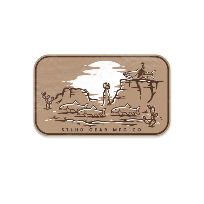 STLHD Trumpet Trout Sticker