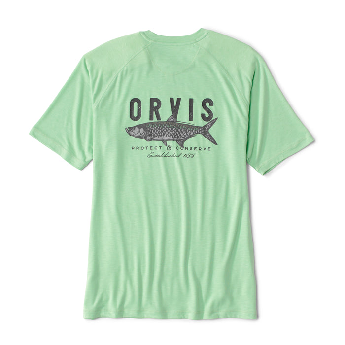 Orvis DriCast Logo Short Sleeve Crew
