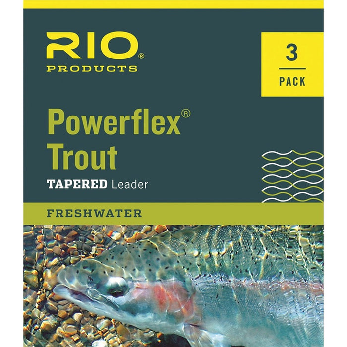 Rio Powerflex Trout Leader 7.5'--3 Pack