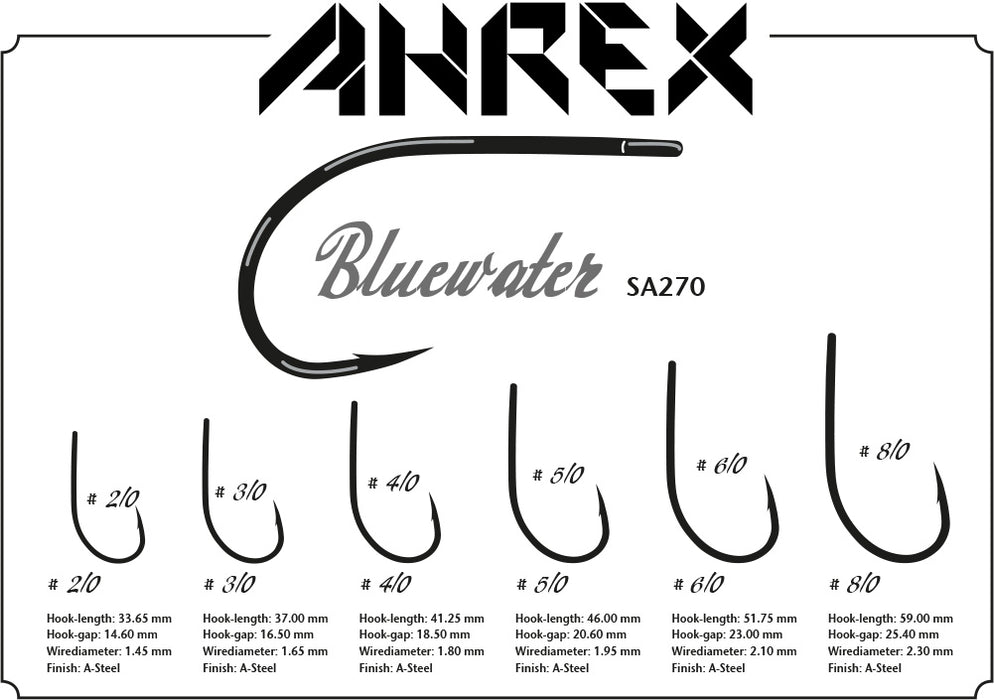 Ahrex SA270 Saltwater Blue Water Hook