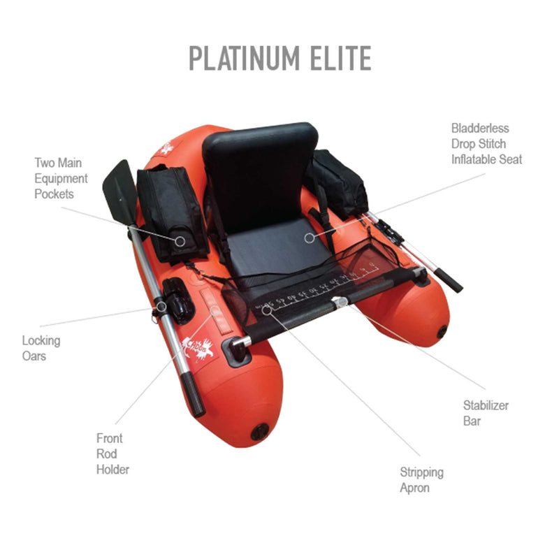 Caddis Sports Platinum Elite Hybrid Pontoon Boat - Frameless