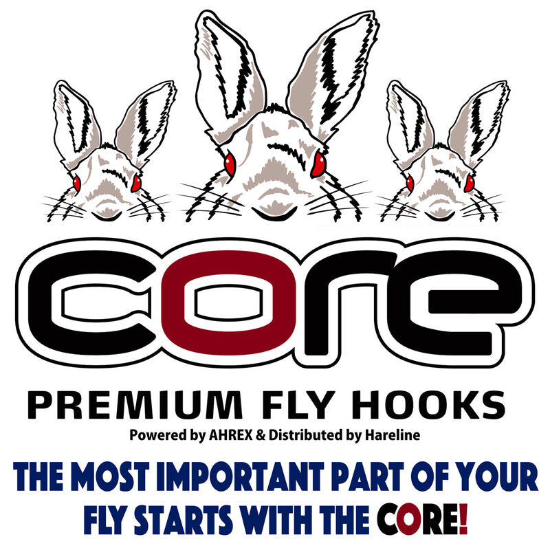 Core C1120 Curved Nymph and Scud Hook - 25 pack