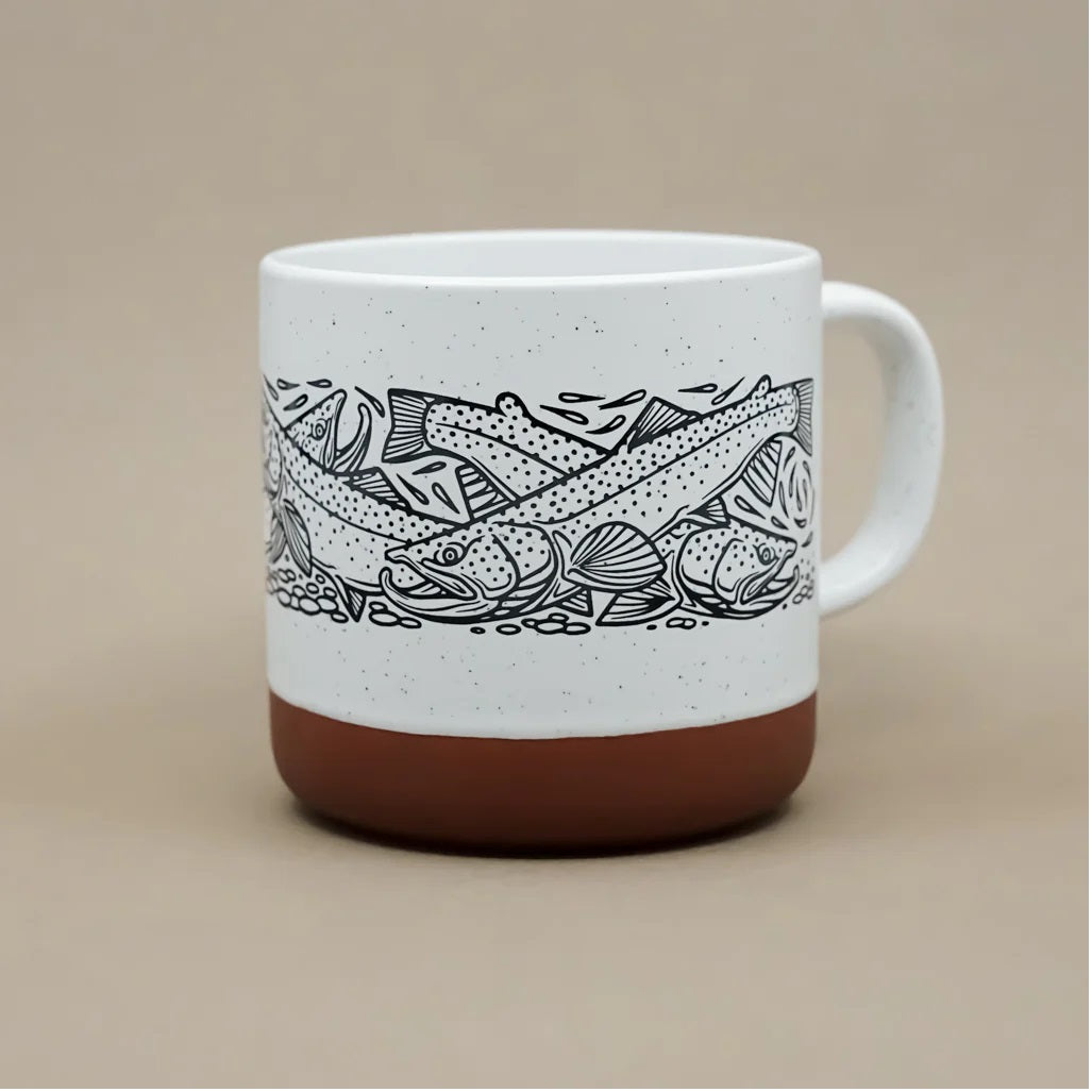 Orvis Stoneware Ceramic Coffee Cup