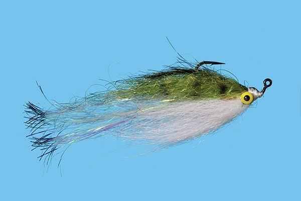 Clouser Deep Minnow -Crystal Flash Flies-Greens Set of 5