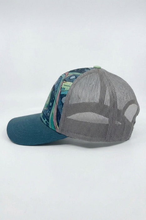 HaliBorealis Abstract Trucker Hat
