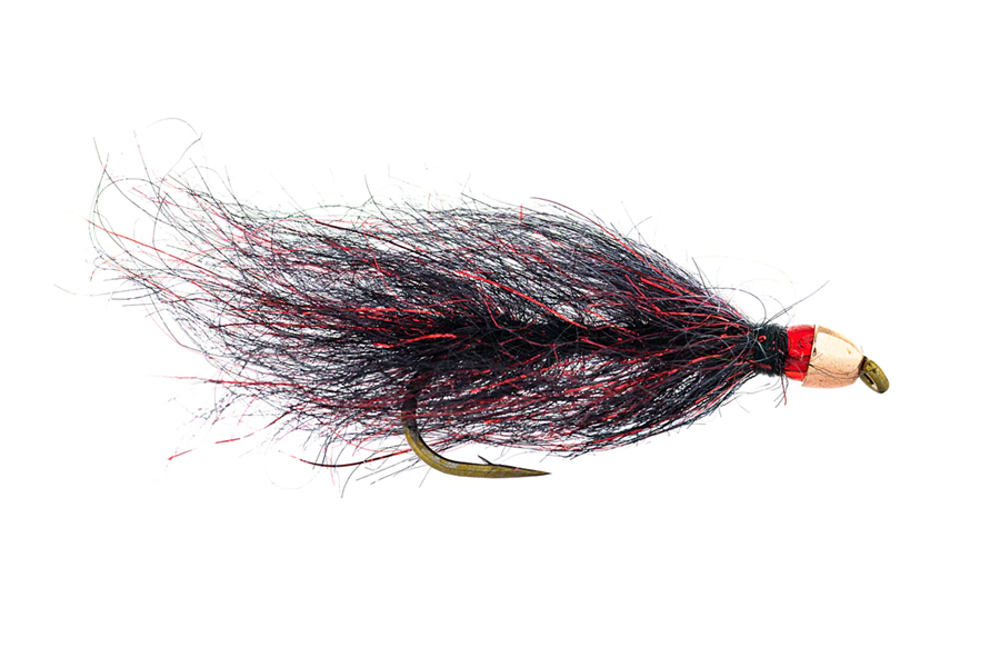 Umpqua Ruby Eyed Leech Fly · 8 · Black / Red