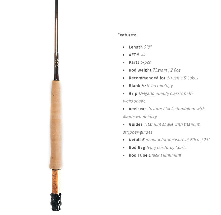 Nam REN Single Hand (SH) 5pc Fly Rod