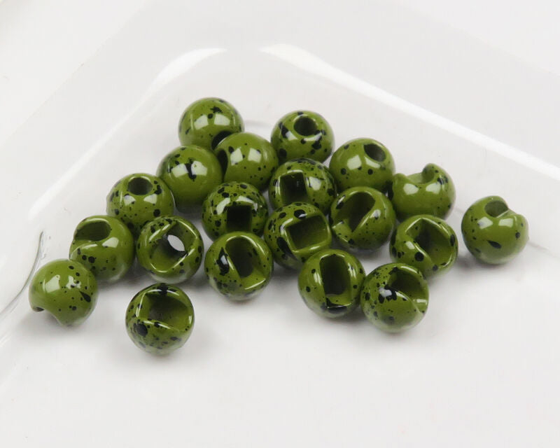 Slotted Tungsten Beads 20 Pack Hareline