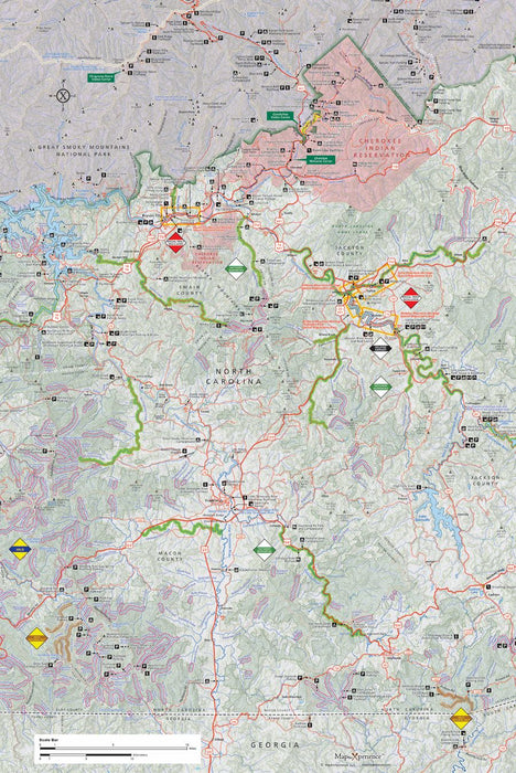 Western North Carolina Public Trout Waters Map