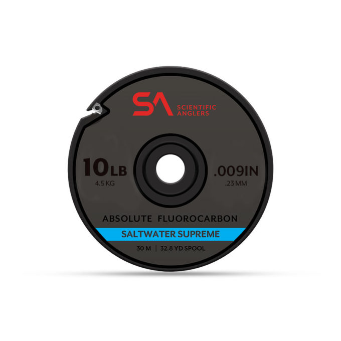 Absolute Saltwater SUPREME Fluorocarbon Tippet 30M--Scientific Anglers