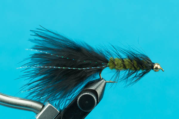 Beadhead Woolly Bugger olive_black – Big Y Fly Co