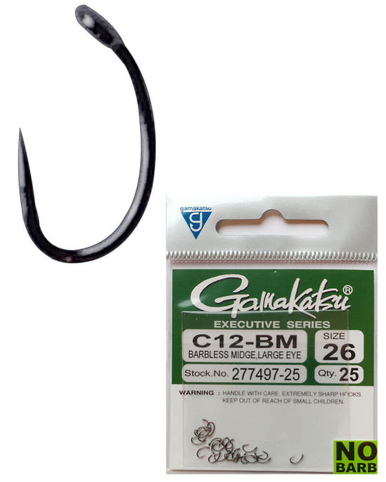 Gamakatsu C12-BM Midge Hook - 25pk