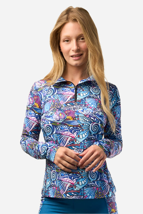 Enchanted Grayling 1/4 Zip Sunshirt