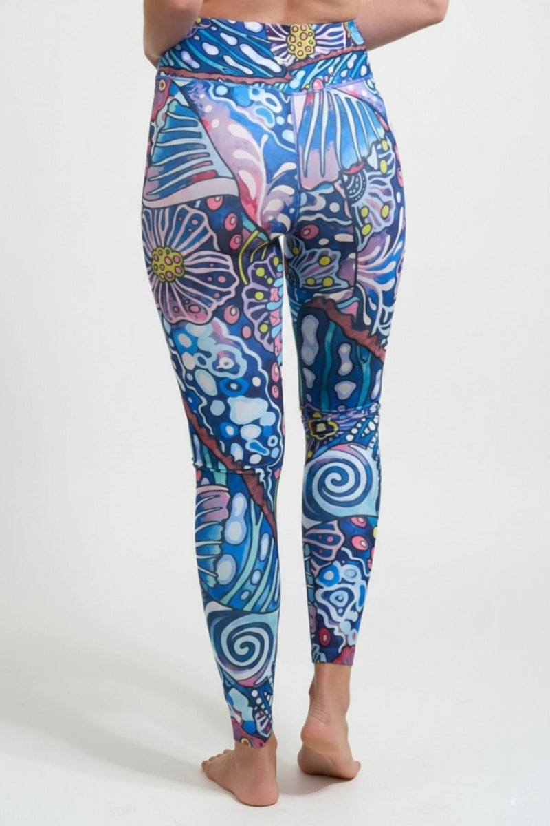 Enchanted Grayling High-Waisted Leggings