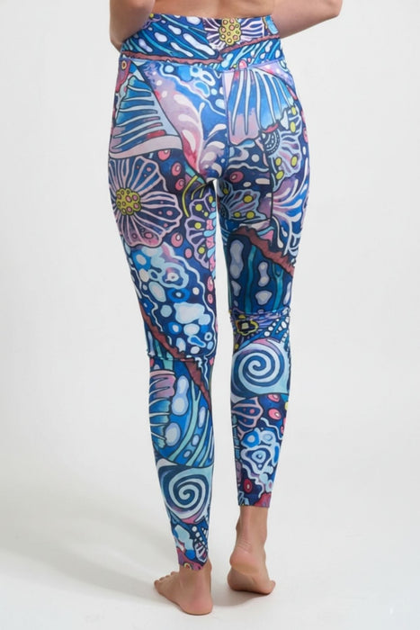 Enchanted Grayling High-Waisted Leggings