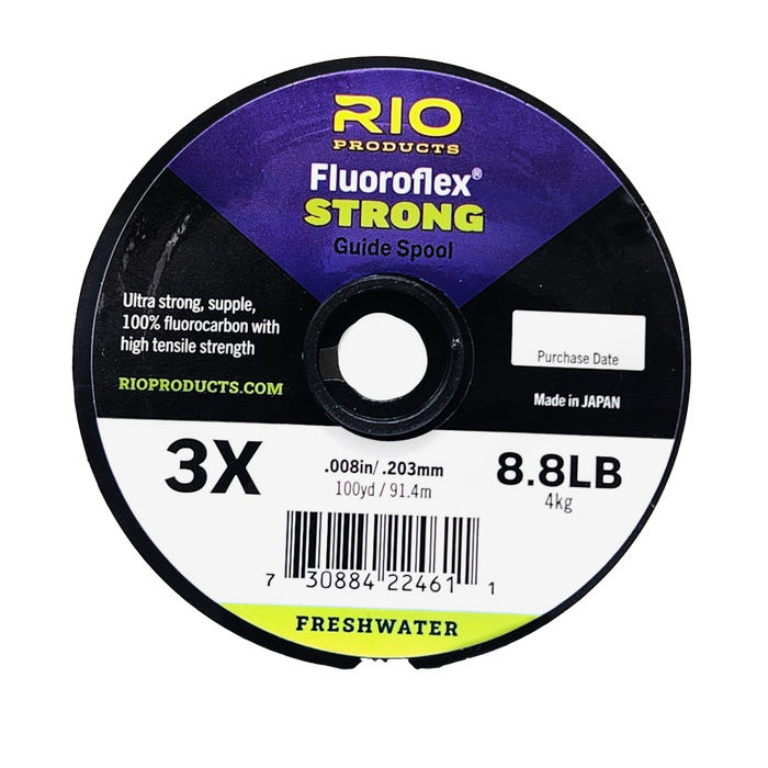 Rio Fluoroflex Strong Tippet Guide Spool--100 yds