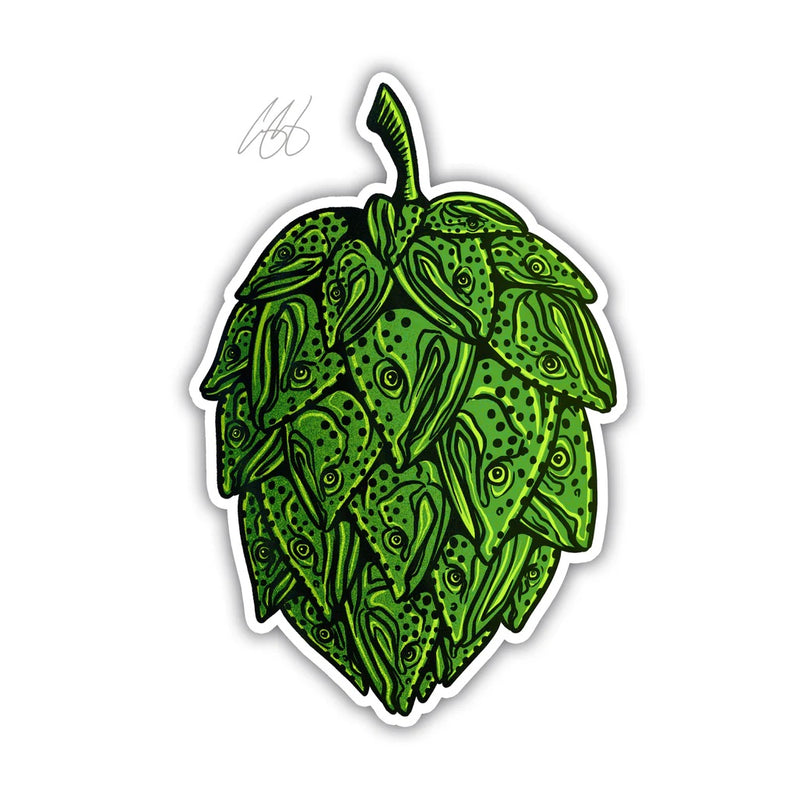 Casey Underwood Artwork - Trout Hop Decal
