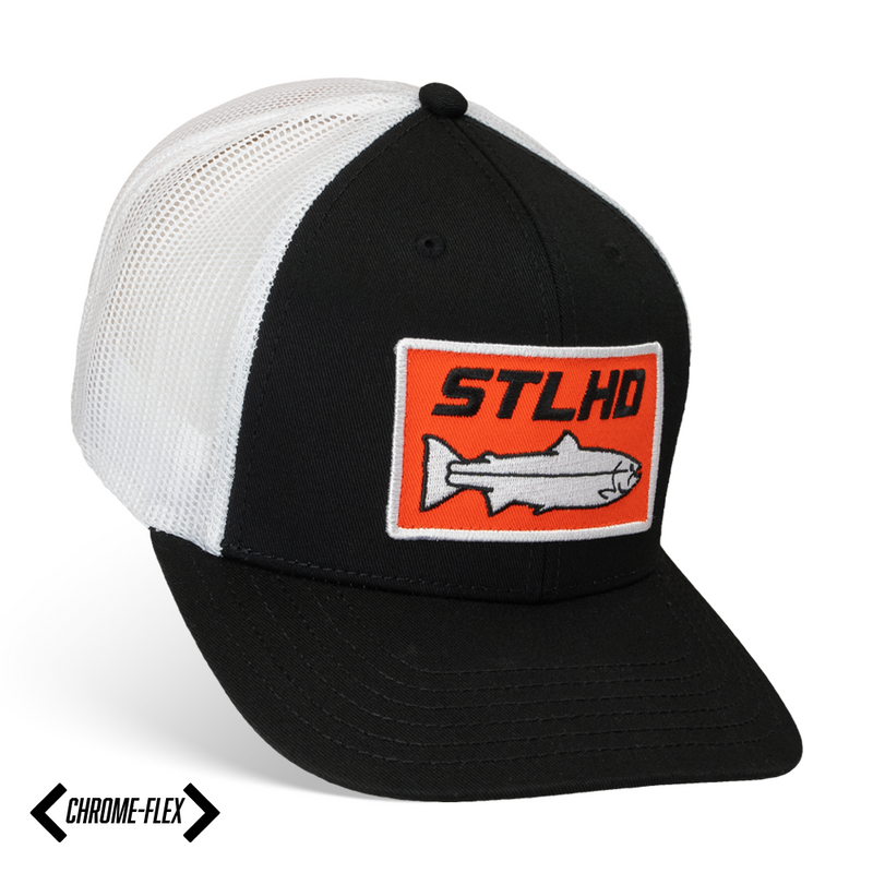 STLHD Standard Black/White Flex fit Hat