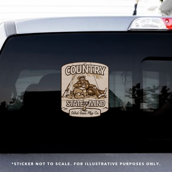 STLHD Country State of Mind Sticker