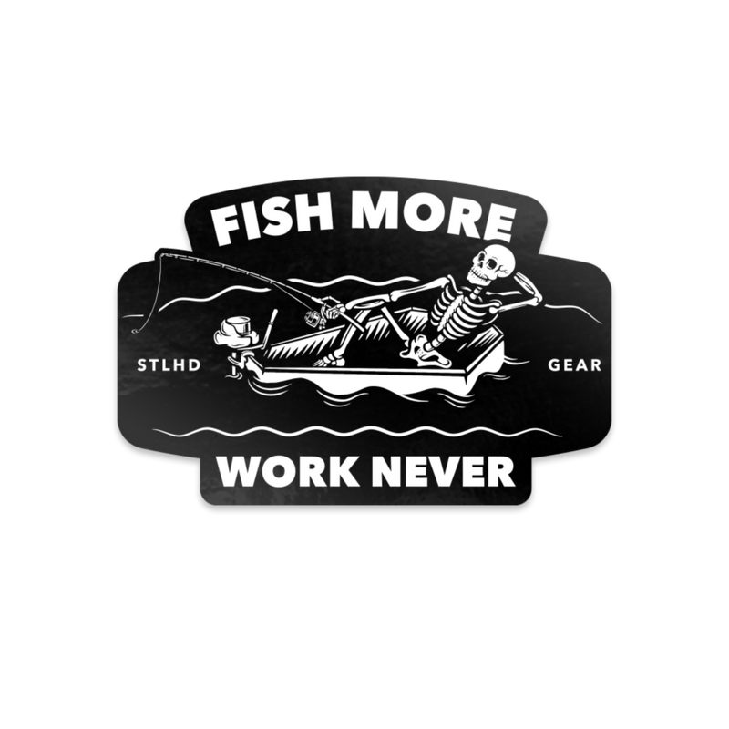 STLHD Fish More Sticker