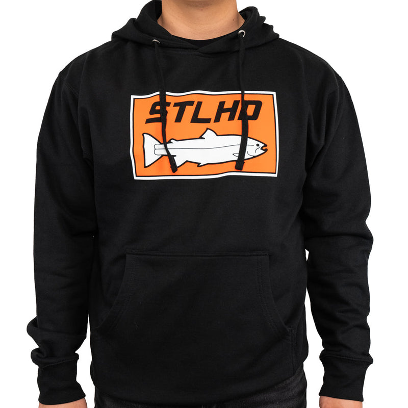 STLHD Men's Standard Logo Black Standard Hoodie