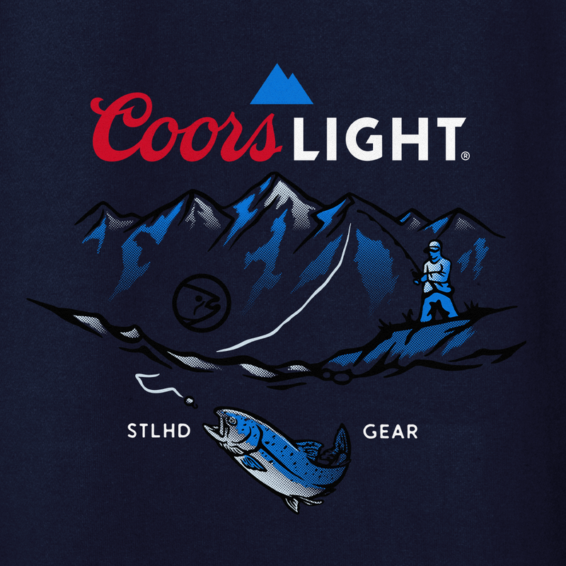 STLHD Men’s X Coors Light Streamside Premium Hoodie