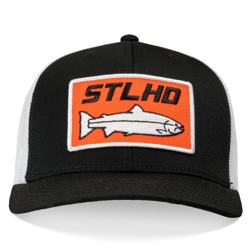 STLHD Standard Black/White Flex fit Hat